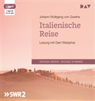 Johann Wolfgang von Goethe, Gert Westphal - Italienische Reise, 1 Audio-CD, 1 MP3 (Audio book)