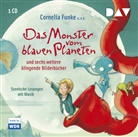 Cornelia Funke, Paul Maar, Paul u a Maar, Kersti Schoene, u.v.a., Helge Fedder... - Das Monster vom blauen Planeten und sechs weitere klingende Bilderbücher, 1 Audio-CD (Audio book)