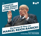 Martin Nusch, Dieter Moor, Max Moor, Marcel Reich-Ranicki, Martin Nusch - "Ganzzz und garrr missraten". Die besten O-Töne von Marcel Reich-Ranicki, 1 Audio-CD (Audiolibro)