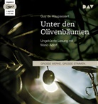 Guy de Maupassant, Mario Adorf - Unter den Olivenbäumen, 1 Audio-CD, 1 MP3 (Hörbuch)