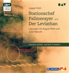 Joseph Roth, Josef Manoth, Joseph Manoth, August Riehl - Stationschef Fallmerayer und Der Leviathan, 1 Audio-CD, 1 MP3 (Hörbuch)