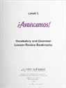 McDougal Littel - ¡avancemos!: Lesson Review Bookmarks