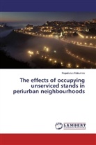 Ropafadzo Makumire - The effects of occupying unserviced stands in periurban neighbourhoods