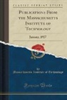 Massachusetts Institute Of Technology - Publications From the Massachusetts Institute of Technology