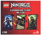 LEGO Ninjago Hörspielbox. Tl.2, 3 Audio-CDs, 3 Audio-CD (Hörbuch)