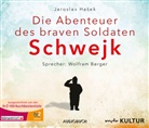 Jaroslav Hasek, Jaroslav Hašek, Wolfram Berger, Mitteldeutsche Rundfunk, Mitteldeutscher Rundfunk - Die Abenteuer des braven Soldaten Schwejk, 8 Audio-CD (Audio book)