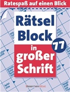 Eberhard Krüger - Rätselblock in großer Schrift. Bd.77