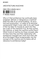 Moritz Gleich, Laurent Stalder - Architecture / Machine