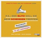 David Gromer, Erik Haffner, Annette Frier, Max Giermann - PS: Der Blitz soll Sie beim Scheißen treffen, 1 Audio-CD (Hörbuch)