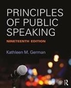 Kathleen German, Kathleen M. German - Principles of Public Speaking