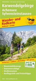 PublicPress Wander- und Radkarte Karwendelgebirge, Achensee, Sylvensteinstausee