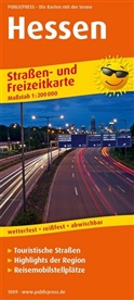 PublicPress Straßen- und Freizeitkarte Hessen
