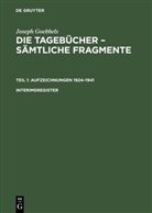 Elke Fröhlich, Joseph Goebbels, Elk Fröhlich, Elke Fröhlich - Joseph Goebbels: Die Tagebücher - Sämtliche Fragmente. Aufzeichnungen 1924-1941 - Teil 1. Interimsregister: Joseph Goebbels: Die Tagebücher - Sämtliche Fragmente. Teil 1: Aufzeichnungen 1924-1941. Interimsregister