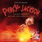 Rick Riordan, Marius Clarén, Stefan Kaminski, Britta Steffenhagen - Percy Jackson - Auf Monsterjagd mit den Geschwistern Kane, 3 Audio-CD (Hörbuch)