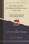 Felix Mendelssohn-Bartholdy - Lettere di Felix Mendelssohn-Bartholdy, 1830-1847, Vol. 1