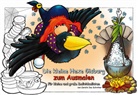 Carolin Ina Schröter - Die kleine Hexe Gisburg - zum Ausmalen