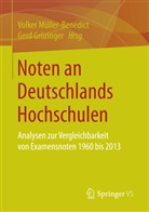 Grözinger, Grözinger, Gerd Grözinger, Volke Müller-Benedict, Volker Müller-Benedict - Noten an Deutschlands Hochschulen