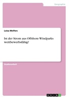 Loisa Welfers - Ist der Strom aus Offshore-Windparks wettbewerbsfähig?