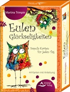 Martina Trimpin, Martina Trimpin - Eulen-Glückseligkeiten, 44 Meditationskarten m. Anleitung
