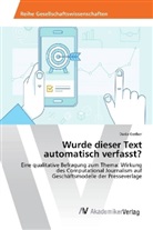Daria Gerber - Wurde dieser Text automatisch verfasst?