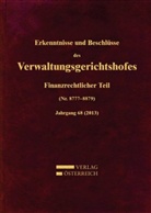 Josef Fuchs, Nikolaus Zorn - Erkenntnisse und Beschlüsse des Verwaltungsgerichtshofes