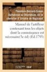 D urtubie de rogicou, D. Urtubie de Rogicourt-T, D Urtubie de Rogicourt-T, Urtubie de Rogicourt - Manuel de l artilleur contenant