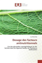 Luc Masamba - Dosage des facteurs antinutritionnels