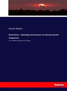 Gustav Ophüls - BrahmsTexte - vollständige Sammlung der von Johannes Brahms Komponirten