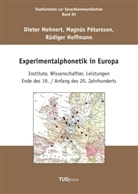 Rüdige Hoffmann, Rüdiger Hoffmann, Diete Mehnert, Dieter Mehnert, Magnú Pétursson, Magnús Pétursson - Experimentalphonetik in Europa