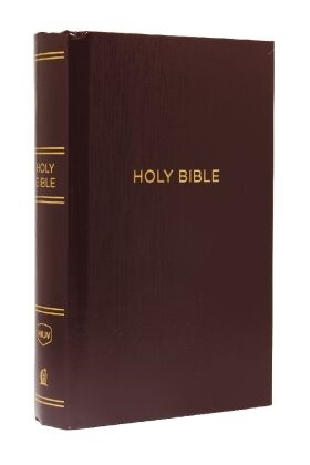 Thomas Nelson,  Thomas Nelson - NKJV, Pew Bible, Large Print, Hardcover, Burgundy, Red Letter Edition