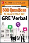 Shannon Reed, Reed Shannon - McGraw-Hill Education 500 GRE Verbal Questions to Know by Test Day