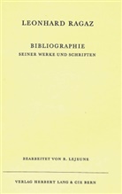 Leonhard Ragaz - Bibliographie seiner Werke und Schriften