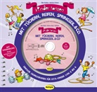 Elk Gulden, Elke Gulden, Bettina Scheer - Kinder tanzen mit Tüchern, Reifen, Springseil & Co., m. Audio-CD