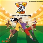 Irene Margil, Fjodor Olev, Andrea Schlüter, Andreas Schlüter, Fjodor Olev - Fußball-Haie - Duell im Fußballcamp, 1 Audio-CD (Hörbuch)