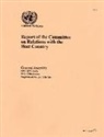 Report of the Committee on Relations with the Host Country