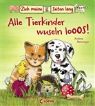 Andrea Reitmeyer, Loewe Meine allerersten Bücher - Zieh meine Seiten lang - Alle Tierkinder wuseln looos!