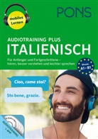 PONS Audiotraining Plus Italienisch, 4 Audio-MP3-CDs (Livre audio)
