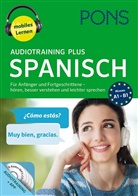 PONS Audiotraining Plus Spanisch, 4 Audio-MP3-CDs (Hörbuch)