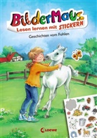 Sandra Grimm, Dorothea Ackroyd, Loewe Erstlesebücher - Bildermaus - Lesen lernen mit Stickern - Geschichten vom Fohlen