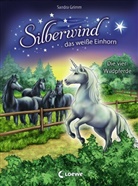 Sandra Grimm, Loewe Erstes Selberlesen - Silberwind, das weiße Einhorn (Band 3) - Die vier Wildpferde