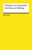 Wilhelm Von Humboldt, Gerhar Lauer, Gerhard Lauer - Schriften zur Bildung