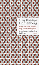 Georg Chr. Lichtenberg, Georg Christoph Lichtenberg, Ulric Joost, Ulrich Joost - Wenn ein Buch und ein Kopf zusammenstoßen...