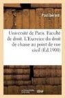 Paul Gérard, Gerard-p - Universite de paris. faculte de