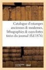 Sans Auteur - Catalogue d estampes anciennes
