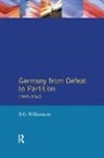 Williamson, D G Williamson, D.g. Williamson - Germany From Defeat to Partition, 1945-1963