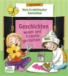 Gabi Scherzer - Mein Erzähltheater Kamishibai: Geschichten malen und kreativ gestalten, m. 1 Beilage