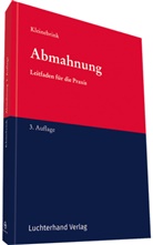 Wolfgang Kleinebrink, Kleinebrink Wolfgang, Kleinebrink (Prof. Dr.) Wolfgang - Abmahnung