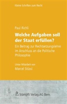 Paul Richli - Welche Aufgaben soll der Staat erfüllen?