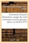 "", Esterno - Grammaire francaise elementaire,