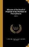 William Henry Egle, William Henry 1830-1901 Egle, Pennsylvania Land Office - Minutes of the Board of Property of the Province of Pennsylvania; Volume 2